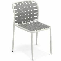 Emu YARD Stuhl 4er Set - 4 Stühle à 81 X 51 X 57 Cm - Weiß-grau/grün