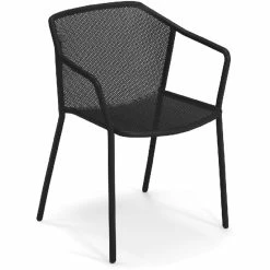 Emu DARWIN Armlehnstuhl 4er Set - 4 Stühle à 77 X 60 X 55 Cm - Schwarz