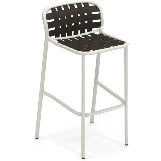 Emu YARD Barhocker 2er Set - 2 Barhocker à 95 X 50,5 X 50,5 Cm - Weiß-braun