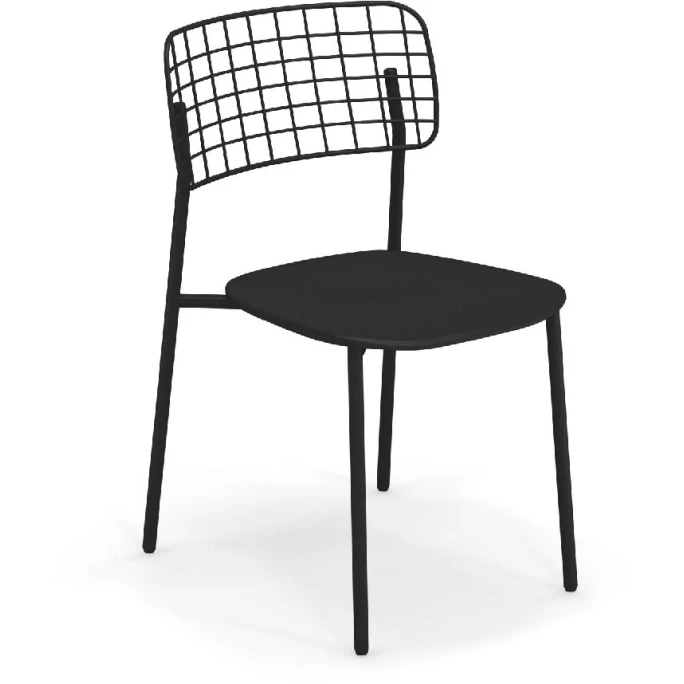 Emu LYZE Stuhl 4er Set - 4 Stühle à 79 X 47 X 54 Cm - Schwarz