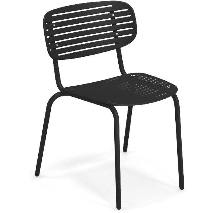 Emu MOM Stuhl 4er Set - 4 Stühle à 76 X 53 X 56 Cm - Schwarz