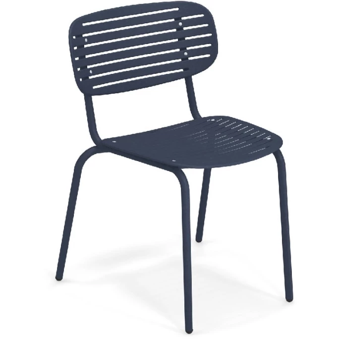 Emu MOM Stuhl 4er Set - 4 Stühle à 76 X 53 X 56 Cm - Dunkelblau