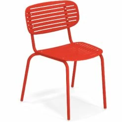 Emu MOM Stuhl 4er Set - 4 Stühle à 76 X 53 X 56 Cm - Scharlachrot