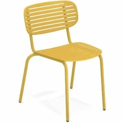 Emu MOM Stuhl 4er Set - 4 Stühle à 76 X 53 X 56 Cm - Curry-gelb