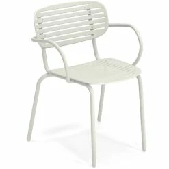 Emu MOM Armlehnstuhl 4er Set - 4 Stühle à 76 X 58,5 X 56 Cm - Weiß