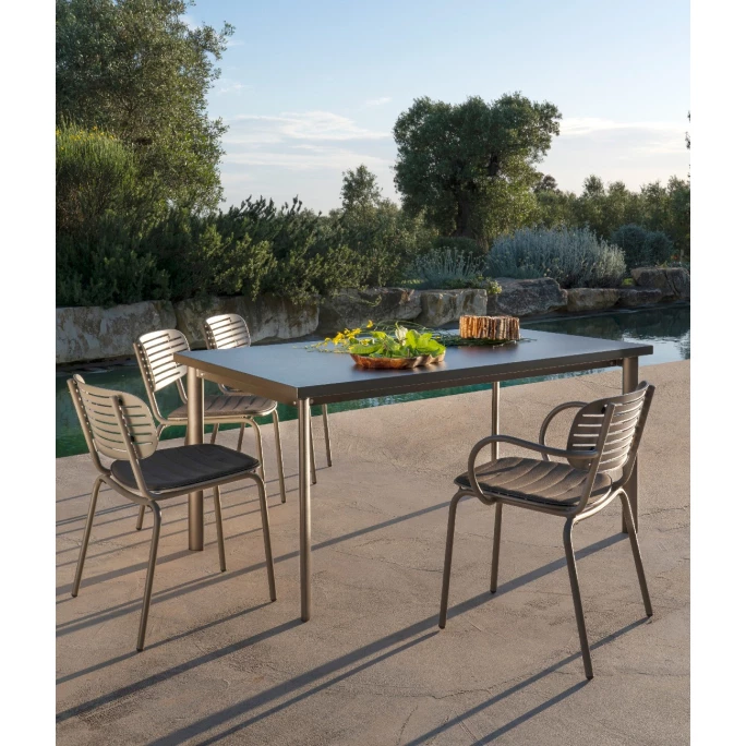 Emu MOM Armlehnstuhl 4er Set - 4 Stühle à 76 X 58,5 X 56 Cm - Dunkelblau – Bild 2