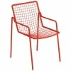Emu RIO R50 Armlehnstuhl 4er Set - 4 Stühle à 83,5 X 53,5 X 59 Cm - Scharlachrot