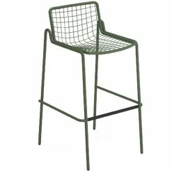 Emu RIO R50 Barhocker 2er Set - 2 Barhocker à 96 X 49 X 55 Cm - Militärgrün