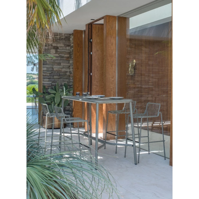 Emu RIO R50 Barhocker 2er Set - 2 Barhocker à 96 X 49 X 55 Cm - Grau/grün – Bild 2