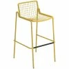 Emu RIO R50 Barhocker 2er Set - 2 Barhocker à 96 X 49 X 55 Cm - Curry-gelb