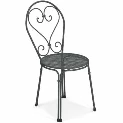 Emu PIGALLE Stuhl 4er Set - 4 Stühle à 85 X 45 X 54 Cm - Antikeisen