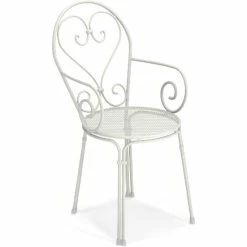 Emu PIGALLE Armlehnstuhl 4er Set - 4 Stühle à 85 X 50 X 54 Cm - Weiß