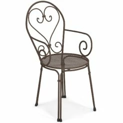 Emu PIGALLE Armlehnstuhl 4er Set - 4 Stühle à 85 X 50 X 54 Cm - Indischbraun