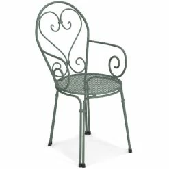 Emu PIGALLE Armlehnstuhl 4er Set - 4 Stühle à 85 X 50 X 54 Cm - Dunkelgrün