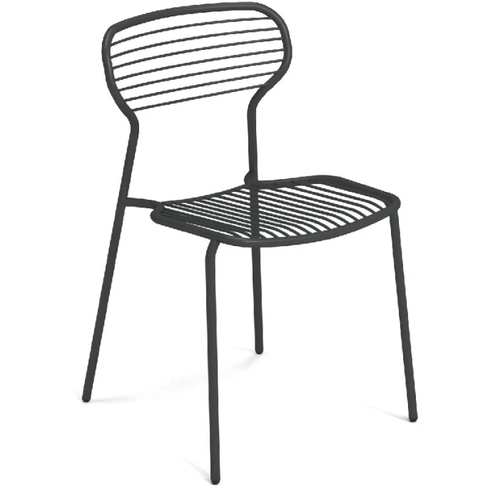 Emu APERO Stuhl 4er Set - 4 Stühle à 78 X 50 X 52 Cm - Antikeisen