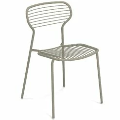 Emu APERO Stuhl 4er Set - 4 Stühle à 78 X 50 X 52 Cm - Grau/grün