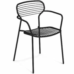 Emu APERO Armlehnstuhl 4er Set - 4 Stühle à 78 X 55,5 X 52 Cm - Schwarz