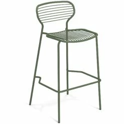 Emu APERO Barhocker 2er Set - 2 Barhocker à 101 X 53 X 55 Cm - Militärgrün