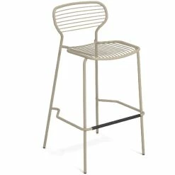 Emu APERO Barhocker 2er Set - 2 Barhocker à 101 X 53 X 55 Cm - Taupe