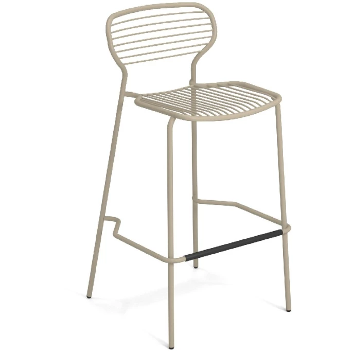 Emu APERO Barhocker 2er Set - 2 Barhocker à 101 X 53 X 55 Cm - Taupe