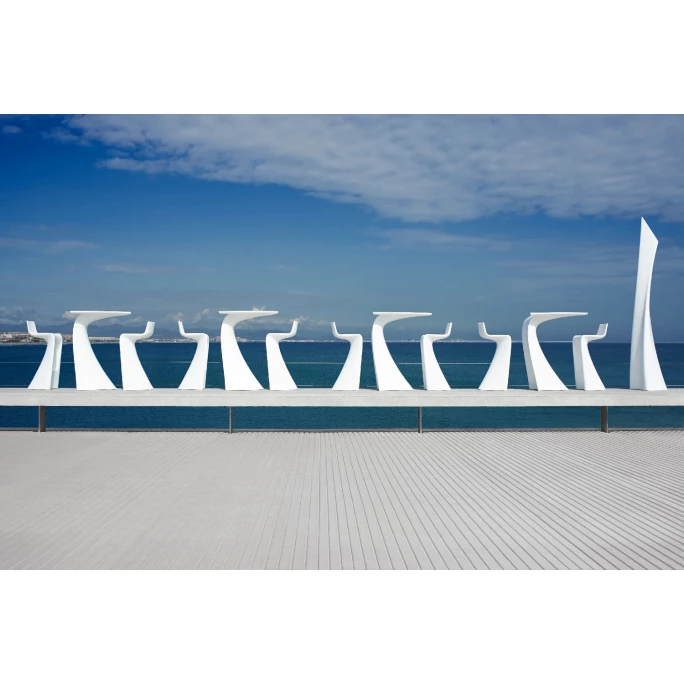 Vondom WING Barhocker - 40x40x87 Cm - Anthrazit – Bild 3