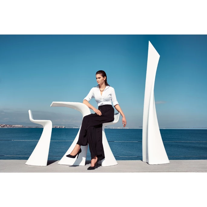 Vondom WING Barhocker - 40x40x87 Cm - Anthrazit – Bild 4