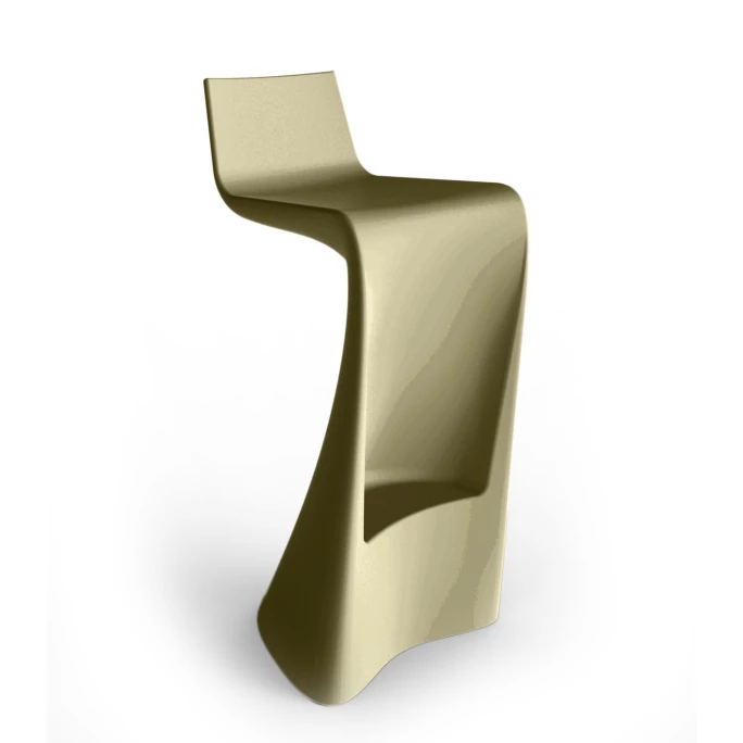 Vondom WING Barhocker - 40x40x87 Cm - Kaki