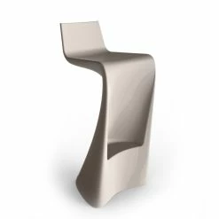 Vondom WING Barhocker - 40x40x87 Cm - Taupe