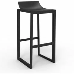 Vondom WALLSTREET Barhocker - 2er Set - 2er Set - 42x42x86 Cm - Schwarz
