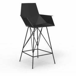 Vondom FAZ Barhocker - 4er Set - 4er Set - 57x51x102 Cm - Schwarz