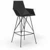 Vondom FAZ Barhocker - 4er Set - 4er Set - 57x51x111 Cm - Schwarz