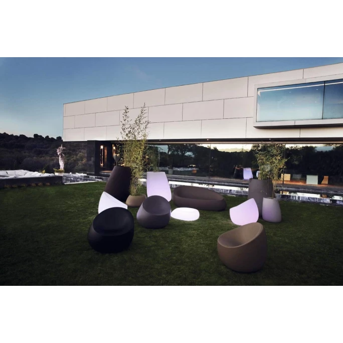 Vondom STONE Lounge Sessel - 88x81x78 Cm - Kaki – Bild 2