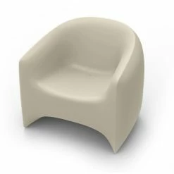 Vondom BLOW Lounge Sessel - 90x78x76 Cm - Ecru