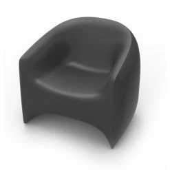 Vondom BLOW Lounge Sessel - 90x78x76 Cm - Anthrazit
