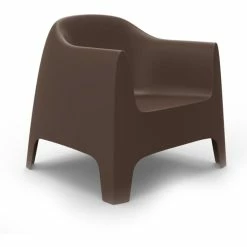 Vondom SOLID Lounge Sessel - 4er Set - 4er Set - 84x80x81 Cm - Broncefarben