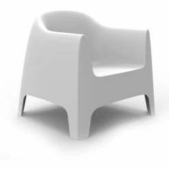 Vondom SOLID Lounge Sessel - 4er Set - 4er Set - 84x80x81 Cm - Weiß