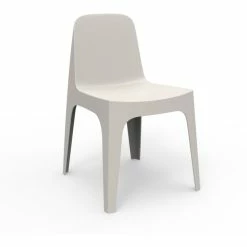 Vondom SOLID Stuhl - 4er Set - 4er Set - 49x53x80 Cm - Ecru