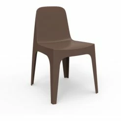 Vondom SOLID Stuhl - 4er Set - 4er Set - 49x53x80 Cm - Broncefarben