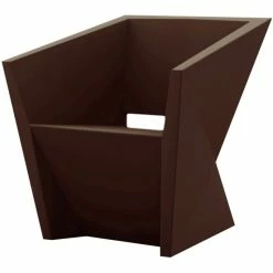 Vondom FAZ Stuhl Mit Armlehnen - 72x65x76 Cm - Broncefarben