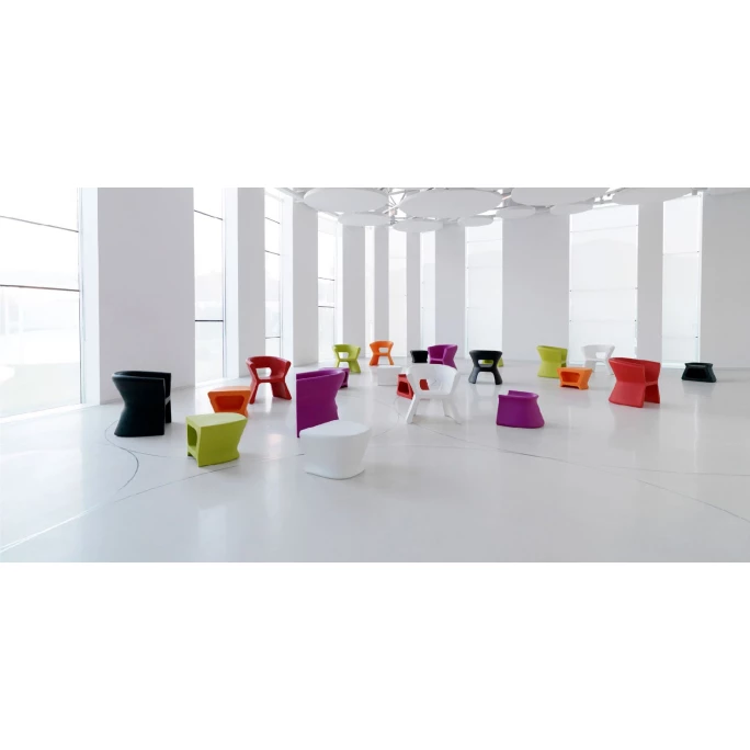 Vondom PAL Stuhl Mit Armlehnen - 73x64x75 Cm - Orange – Bild 2