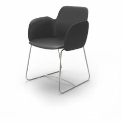 Vondom PEZZETTINA Stuhl Mit Armlehnen - 58x55x80 Cm - Anthrazit