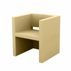 Vondom VELA Stuhl Mit Armlehnen - 58x55x65 Cm - Beige