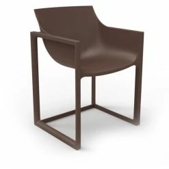 Vondom WALLSTREET Stuhl Mit Armlehnen - 2er Set - 2er Set - 57x53x80 Cm - Broncefarben