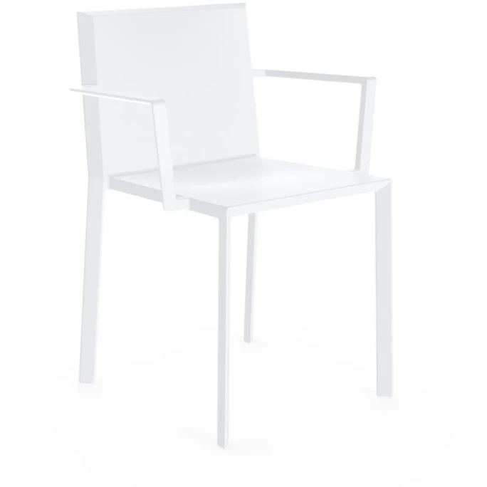 Vondom QUARTZ Stuhl Mit Armlehnen - 4er Set - 4er Set - 52x57x79 Cm - Weiß