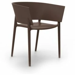 Vondom AFRICA Stuhl Mit Armlehnen - 4er Set - 4er Set - 58x53x75 Cm - Broncefarben