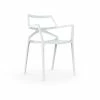 Vondom DELTA Stuhl Mit Armlehnen - 4er Set - 4er Set - 59x50x80 Cm - Weiß