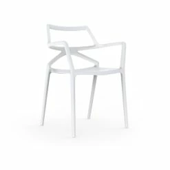 Vondom DELTA Stuhl Mit Armlehnen - 4er Set - 4er Set - 59x50x80 Cm - Weiß