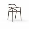 Vondom DELTA Stuhl Mit Armlehnen - 4er Set - 4er Set - 59x50x80 Cm - Broncefarben