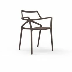 Vondom DELTA Stuhl Mit Armlehnen - 4er Set - 4er Set - 59x50x80 Cm - Broncefarben