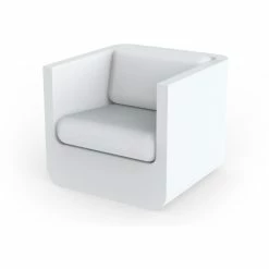 Vondom ULM Lounge Sessel - 82x82x73 Cm - Weiß